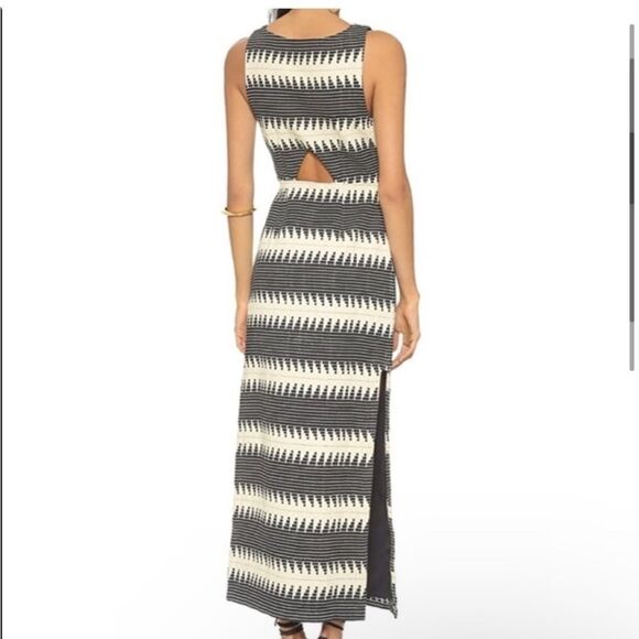 Mara Hoffman black and white cutout dress size 2 - Picture 2 of 15